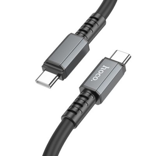 USB-TYPE C CABLE  ΣΕ TYPE C X85 60W 20V/3A BLACK 1m